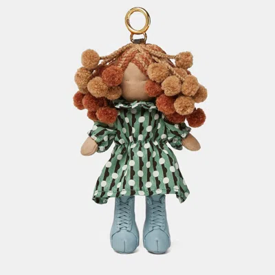 Pre-owned Fendi Best Friends Forever Grace Multicolor Leather Charm