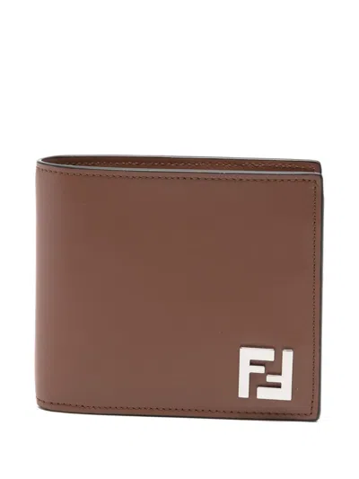 Fendi Bi-fold Wallet In Brown