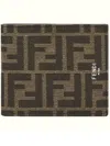 Fendi Bi-fold Wallet Jacquard Accessories In Multicolor