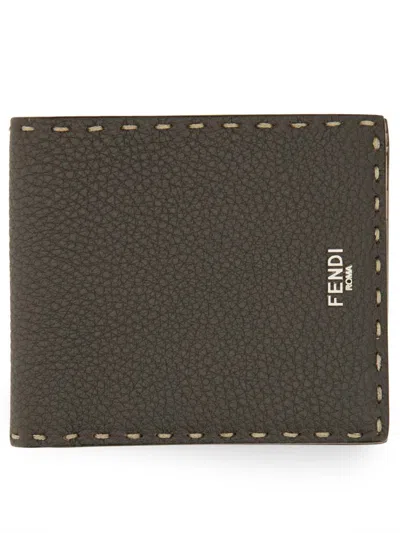 FENDI FENDI BI-FOLD WALLET "SADDLERY"