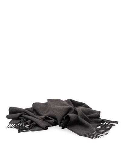 Fendi Bicolor Scarf In Gray