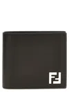 Fendi Squared Ff Bifold Wallet In Brown