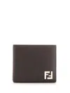 Fendi Bifold Ff Wallet Wallets Brown In Gray