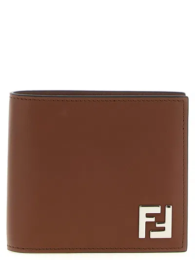 Fendi Bifold Squared Ff Wallets And Card Holders Brown