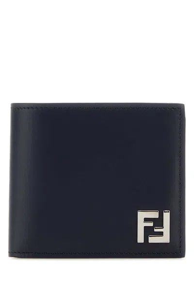 FENDI FENDI BIFOLD WALLET MIDNIGHT  + FF TONE INSIDE