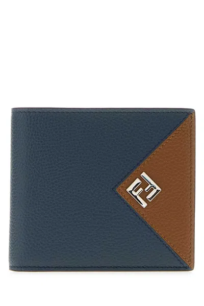 Fendi Bifold Wallet No Coin In Blue