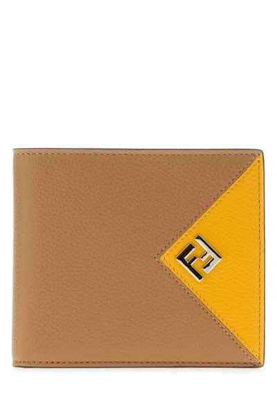 Fendi Bifold Wallet No Coin In Silver