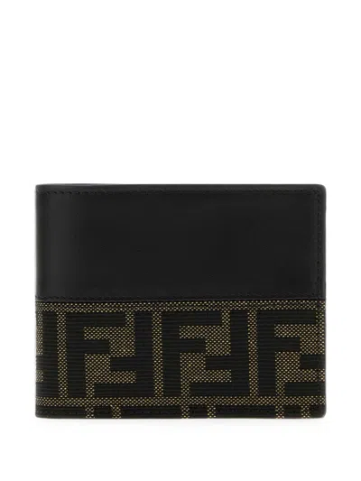 Fendi Bi-fold Wallet Vit Grace Ff In Pink