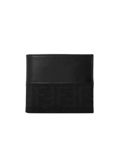 Fendi Bifoldstyle Wallet In Black