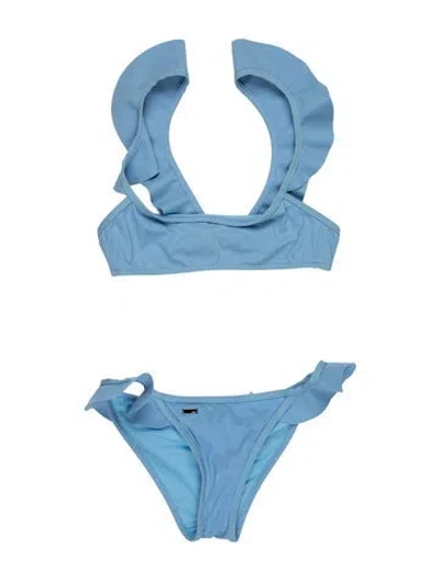 Pre-owned Fendi Bikini In Blue