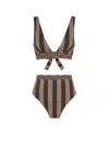 Fendi Bikini In Brown