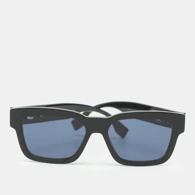 Pre-owned Fendi Black Acetate Fe40107 Square Sunglasses
