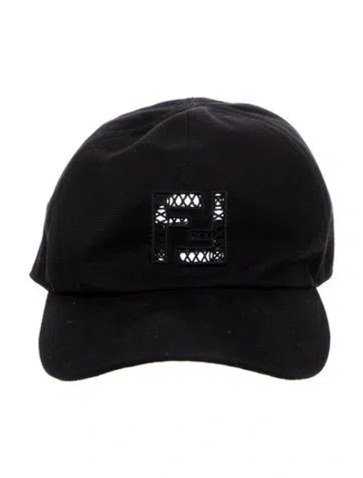 Pre-owned Fendi Black Adjustable Cap