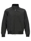 Fendi Embroidered Polyester Blend Bomber Jacket In Black