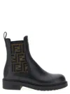 Fendi Ankle Boots With Elastic Side Panels In Multi