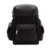 Fendi Black Backpacks Men In Black