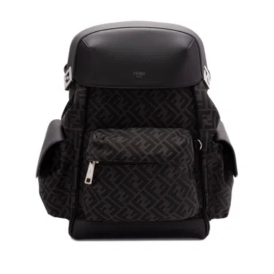 Fendi Black Backpacks Men