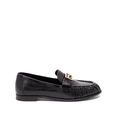 Fendi Nappa Leather Baguette Loafers Fringe Detail In Multi