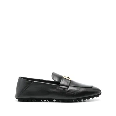 FENDI FENDI BLACK LOAFERS WOMEN