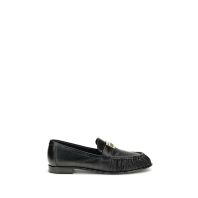 Fendi Nappa Leather Baguette Loafers Fringe Detail In Multi