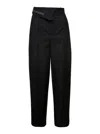 Fendi Women's Wool Carrot-fit Trousers In Multicolor