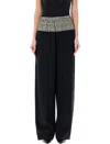 Fendi Women's Friends Of- Wool Blend Trousers In Black