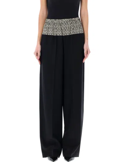 FENDI BLACK CLASSIC PANTS