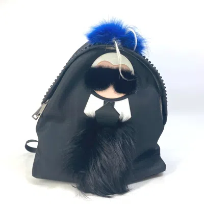 Pre-owned Fendi Black Cloth Backpack ()