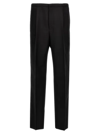 FENDI BLACK COOL WOOL PANTS