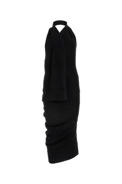 FENDI BLACK COTTON BLEND DRESS