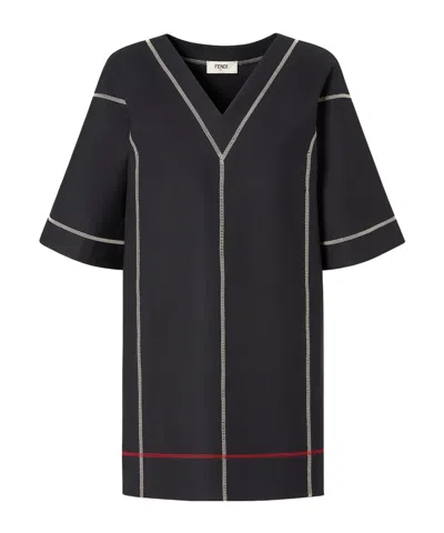Fendi Black Cotton Dress