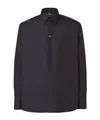Fendi Black Cotton Shirt In Black