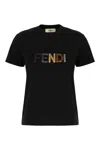 Fendi T-shirt In Black