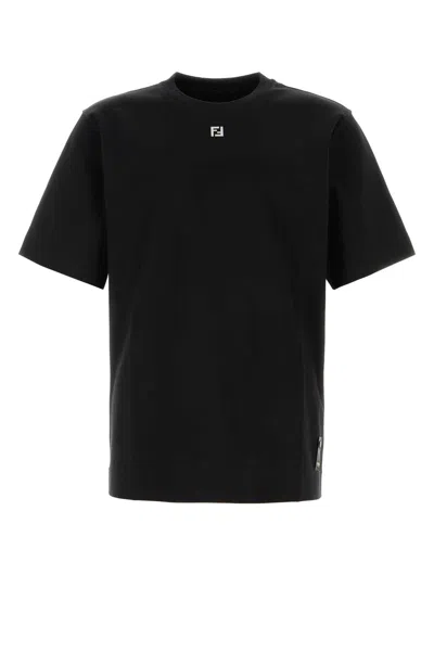 Fendi Black Cotton T-shirt
