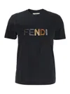 Fendi T-shirt In Black