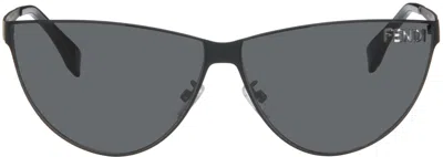 Fendi Black Cutout Sunglasses