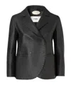 Fendi Black Deerskin Selleria Jacket In Black