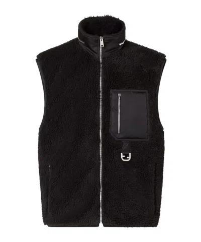 Fendi Black Faux Fur Gilet
