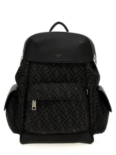 Fendi Black  Drive Backpack