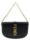 Fendi Chain Wallet Gold-tone Hardware In Black