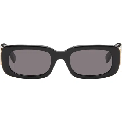 Fendi Black Ff Diamonds Sunglasses In Red