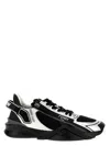 Fendi Flow Mesh Low-top Sneakers In Black