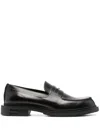 FENDI FRAME LEATHER LOAFERS - MEN'S - CALF LEATHER/RUBBER