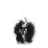 Fendi Black Fur Necklaces In Black