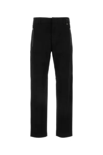 FENDI BLACK GABARDINE CIGARETTE PANT