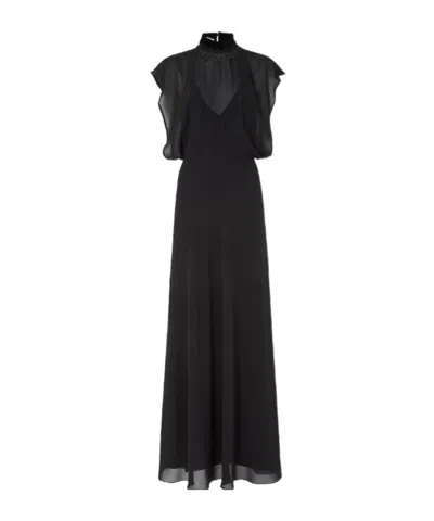 Fendi Black Georgette Dress