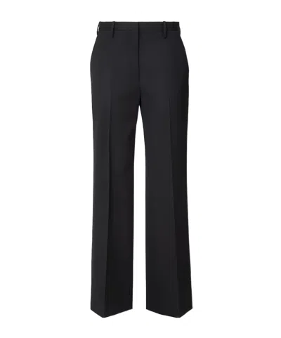 Fendi Black Grain De Poudre Trousers