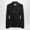 Fendi Fitted Peplum Jacket Tailored Design In Black