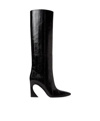 Fendi Arco Knee High Boot In Black