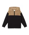 Fendi Black Jersey Baby Sweatshirt With Logo In Black